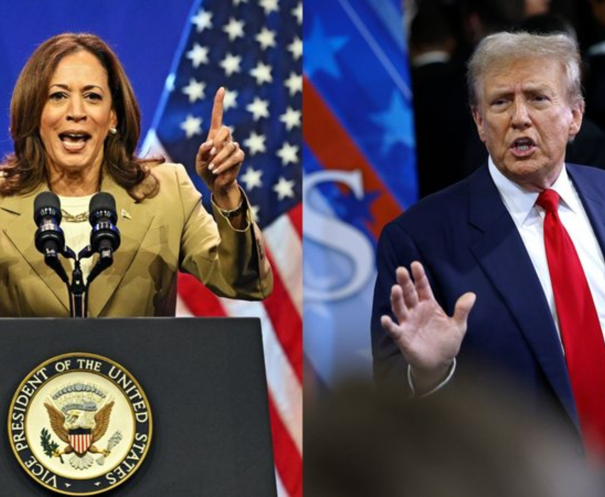 Pesquisa Reuters/Ipsos mostra Kamala Harris com 45% e Trump, com 42%