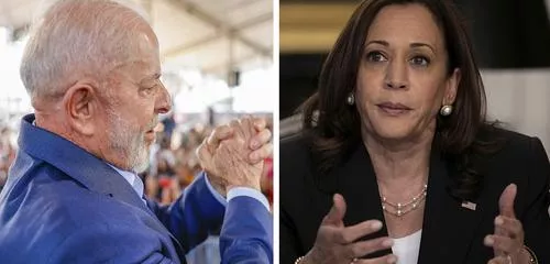 Lula diz que torce pela vitória de Kamala Harris na eleição presidencial dos EUA