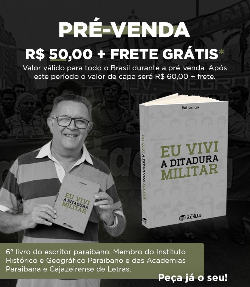 “Eu vivi a ditadura militar” é o novo livro de Rui Leitão