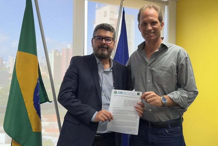 CAU/PE e Instituto Niemeyer firmam parceria em prol da arquitetura e urbanismo de Pernambuco