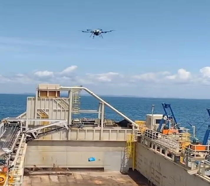 Wilson Sons inicia testes com drones nas operações portuárias no Porto de Salvador