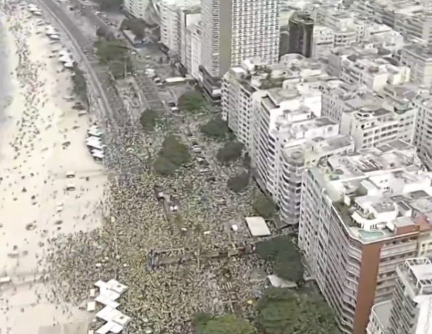 Ato por anistia em Copacabana esvazia e frustra bolsonaristas