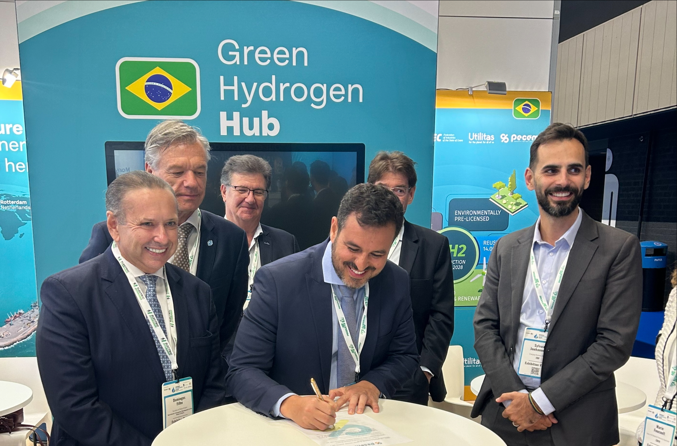 Complexo do Pecém assina pré-contrato com grupo francês EDF para produção de H2V no Ceará