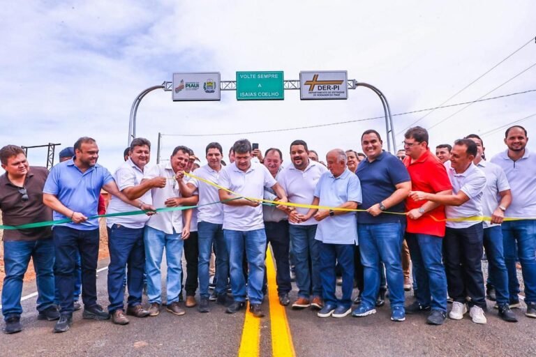 Rafael Fonteles entrega pavimentação e recuperação da PI-245 em Isaías Coelho
