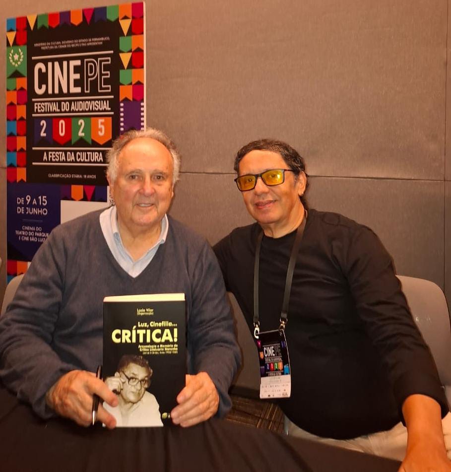 Livro de Lúcio Vilar sobre Linduarte Noronha é lançado em festival de cinema do Recife