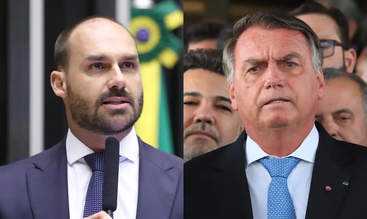 PF indicia Bolsonaro e Eduardo em inquérito sobre sanções dos EUA
