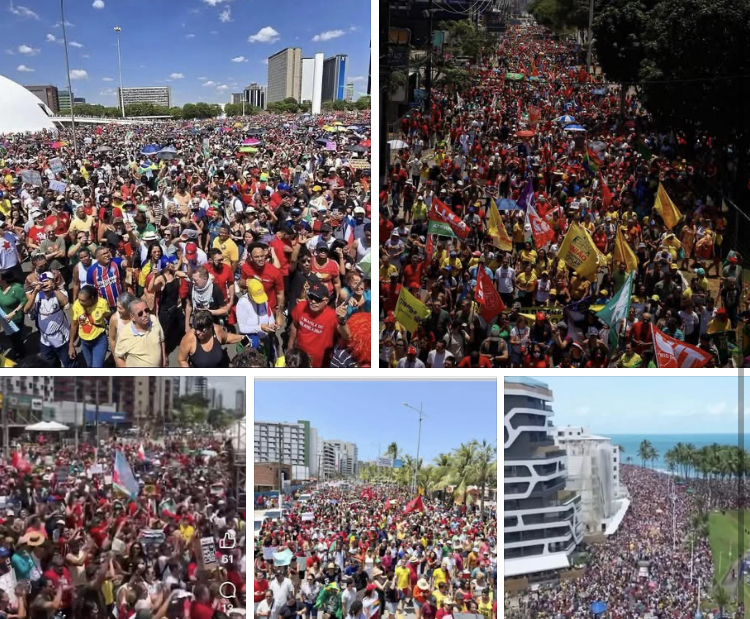 Site da Revista NORDESTE flagra manifestações volumosas em Capitais contra Anistia e Blindagem