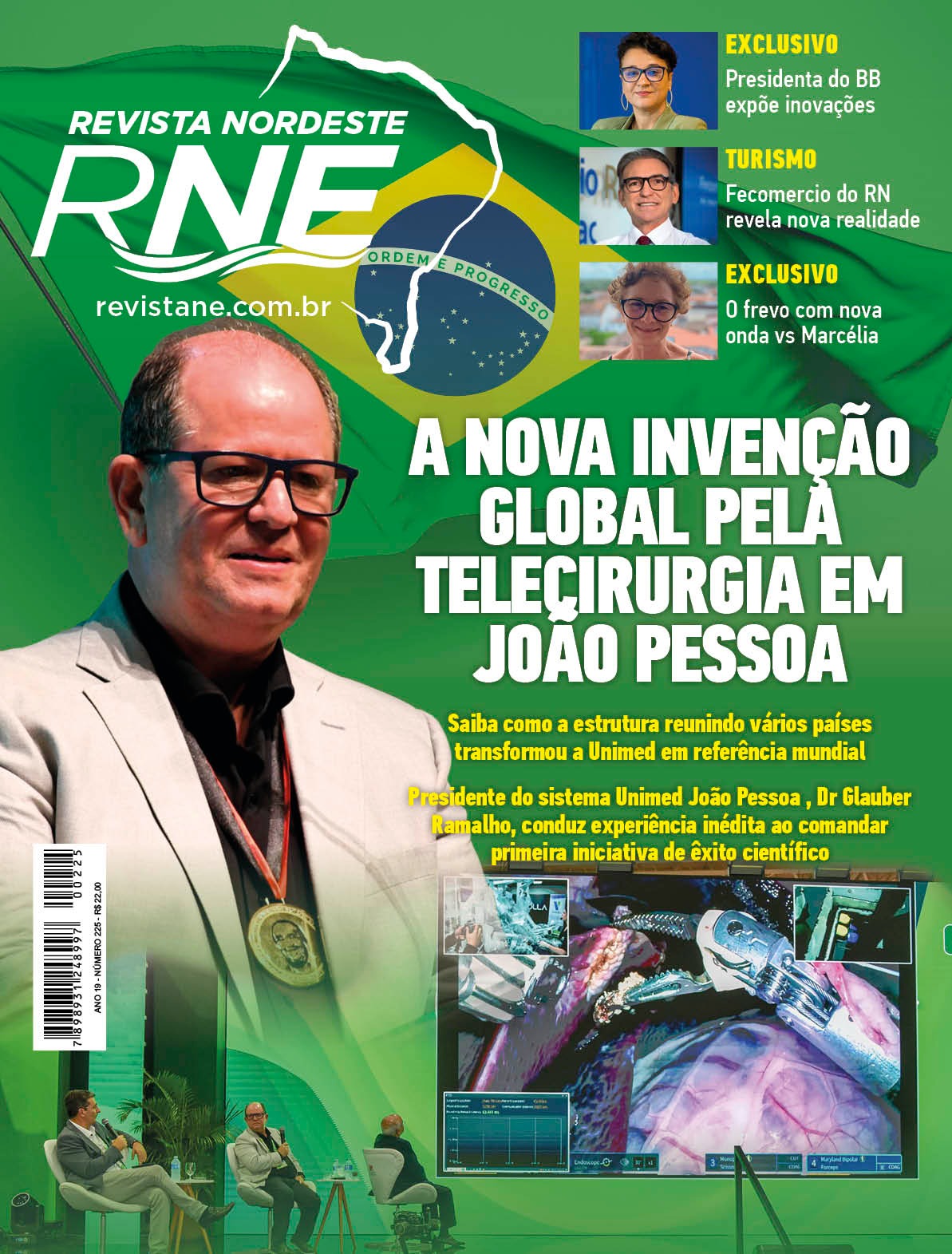 Nova edição da Revista NORDESTE traz “furo” internacional sobre telecirurgia global em João Pessoa  e reportagens de vanguarda