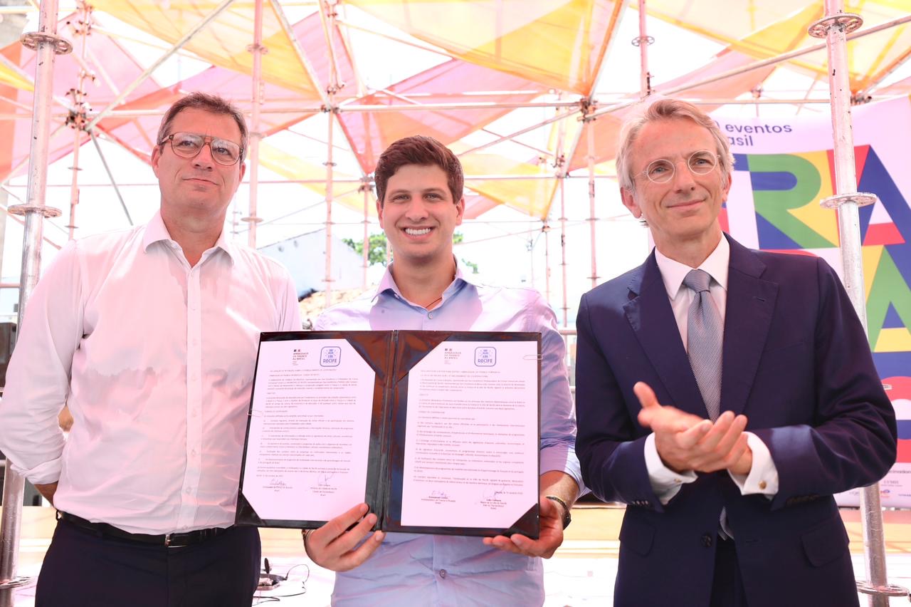 Recife e Nantes firmam novos acordos com investimento de 2,2 milhões de euros em obras urbanas no centro