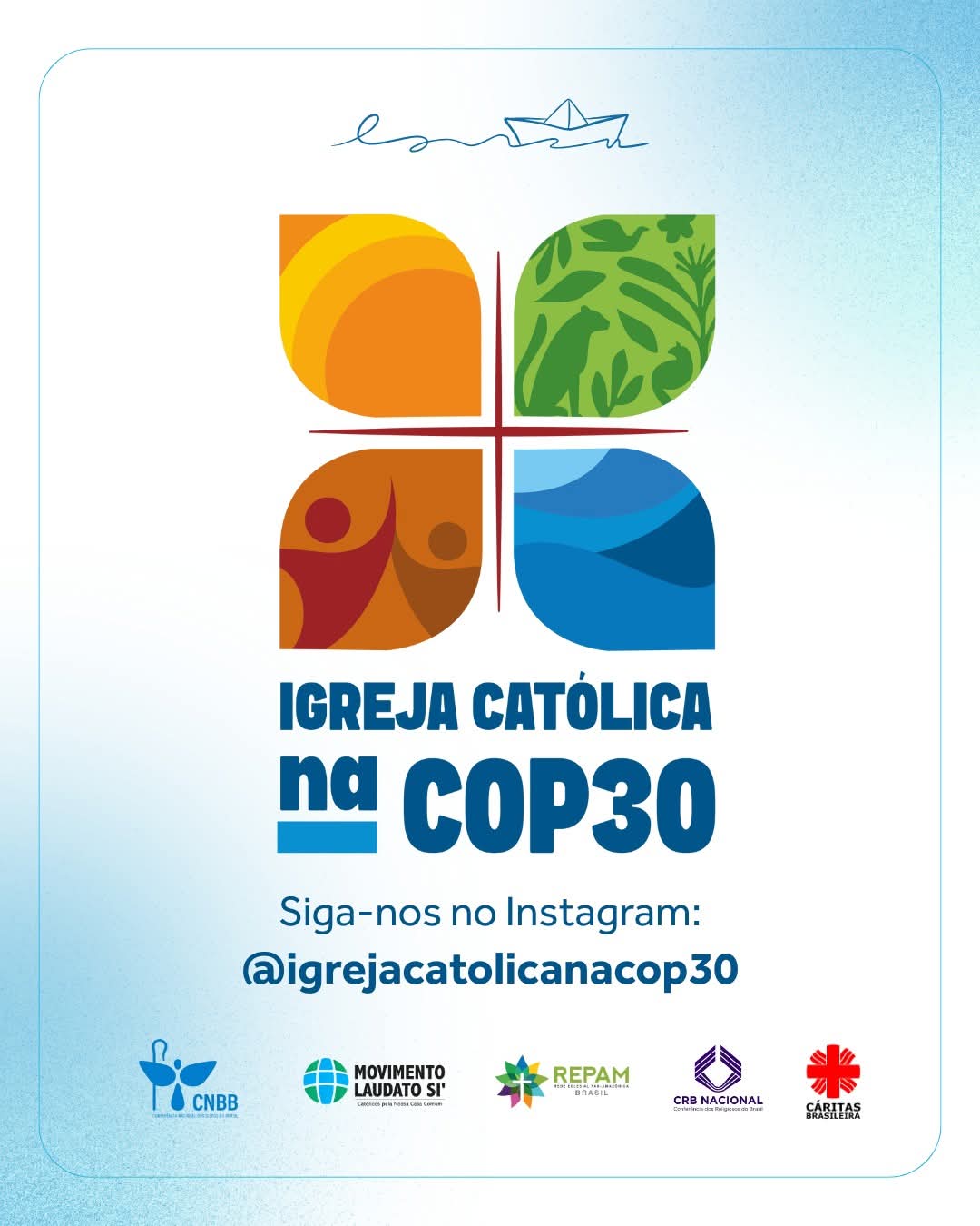 Igreja Católica confirma presença na COP30, em Belém