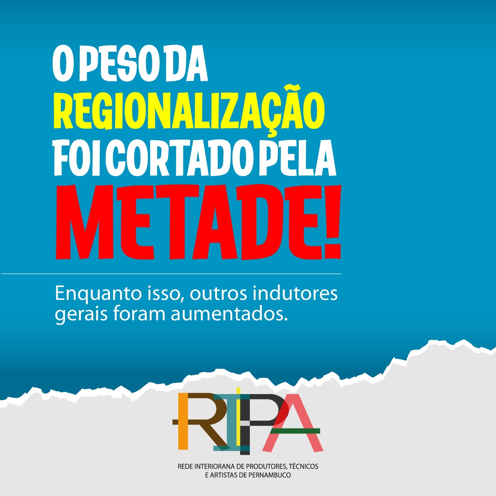 Novo formato do Funcultura reduz participação do interior de Pernambuco propositalmente, denunciam produtores