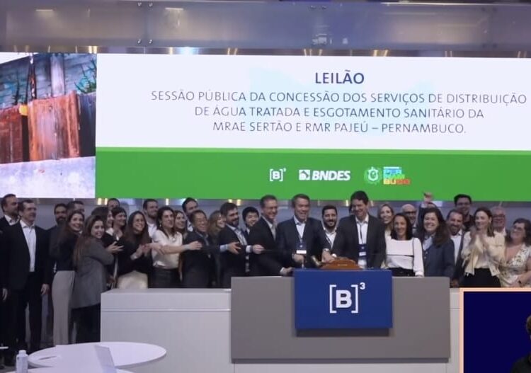 Consórcio Acciona/BRK Ambiental e Pátria Investimentos vencem leilão de concessão de saneamento em Pernambuco