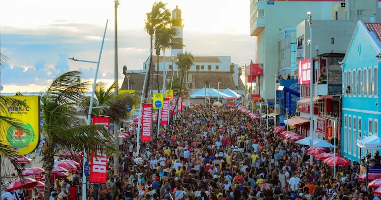 Carnaval 2026: Salvador deverá atrair mais de 1,2 milhão de turistas e movimentar R$ 2,6 bilhões na economia