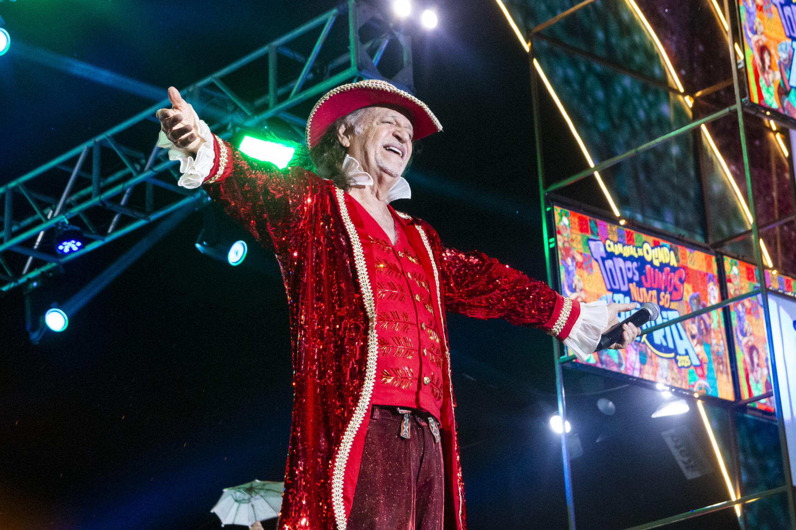 Alceu Valença abre o Carnaval de Olinda 2026