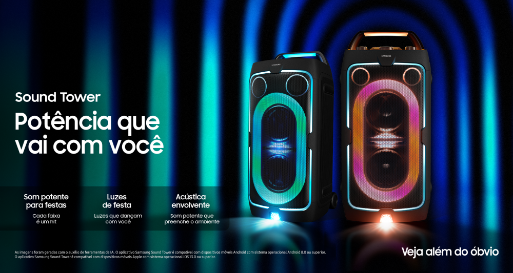 Samsung lança Sound Tower e eleva a experiência de entretenimento a novos patamares