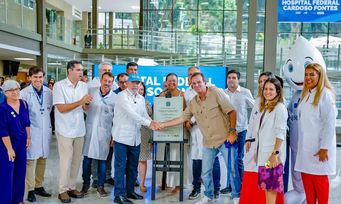 Presidente Lula inaugura pronto-socorro do Hospital Federal Cardoso Fontes no Rio